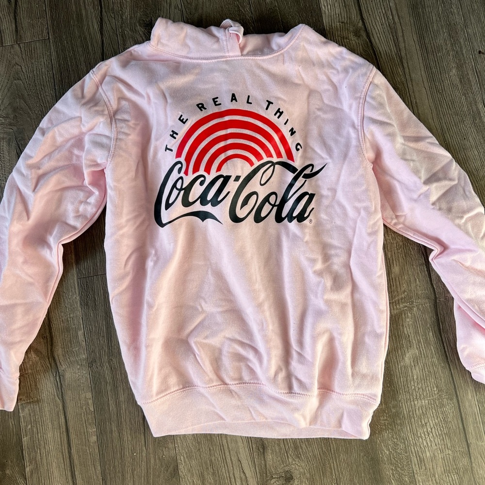Coca-Cola Womens Hoodie size Large